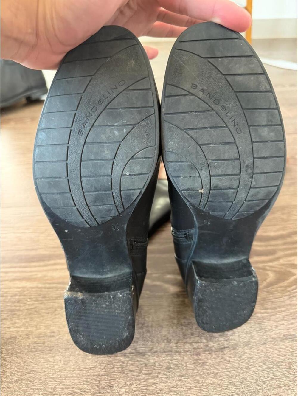 Colorblock Leather Riding Boots Size 8.5M - Picture 5 of 5